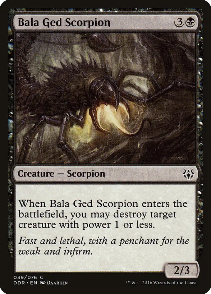 Bala Ged Scorpion [Duel Decks: Nissa vs. Ob Nixilis] - MTG Single