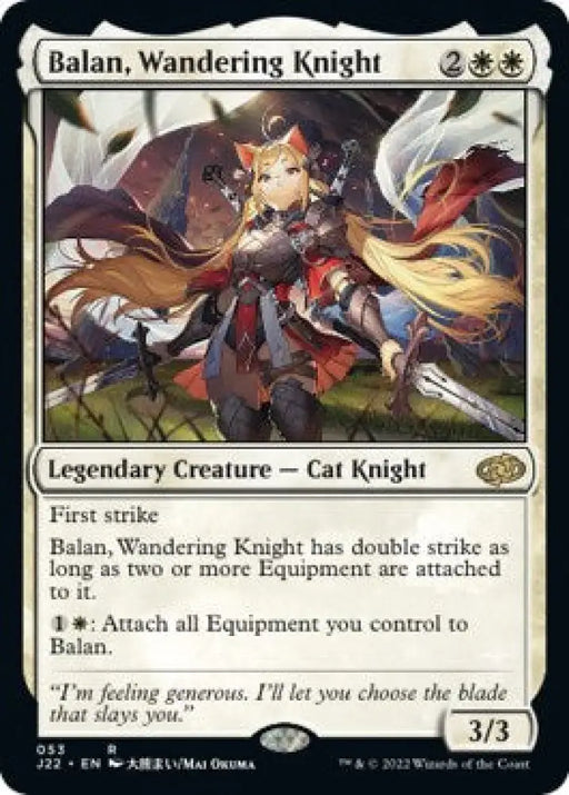 Balan Wandering Knight [Jumpstart 2022] - MTG Single
