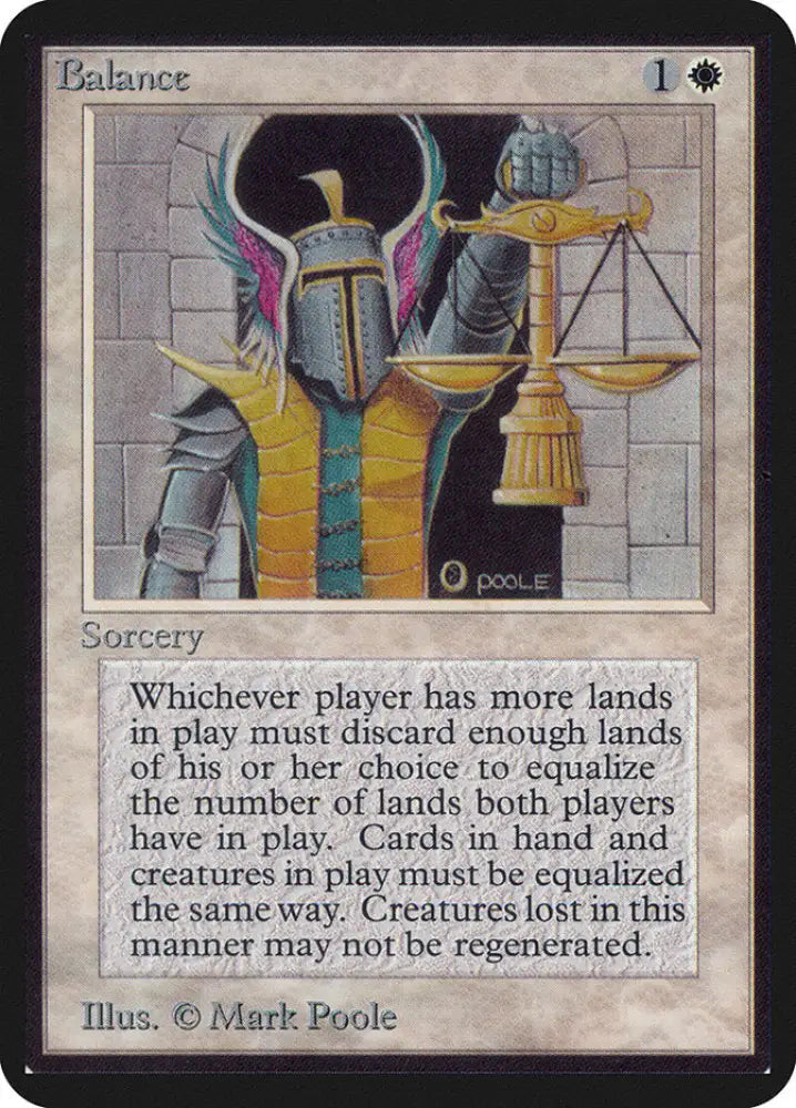 Balance [Alpha Edition] - MTG Single