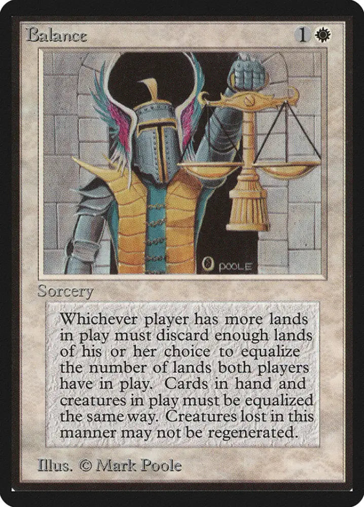 Balance [Beta Edition] - MTG Single