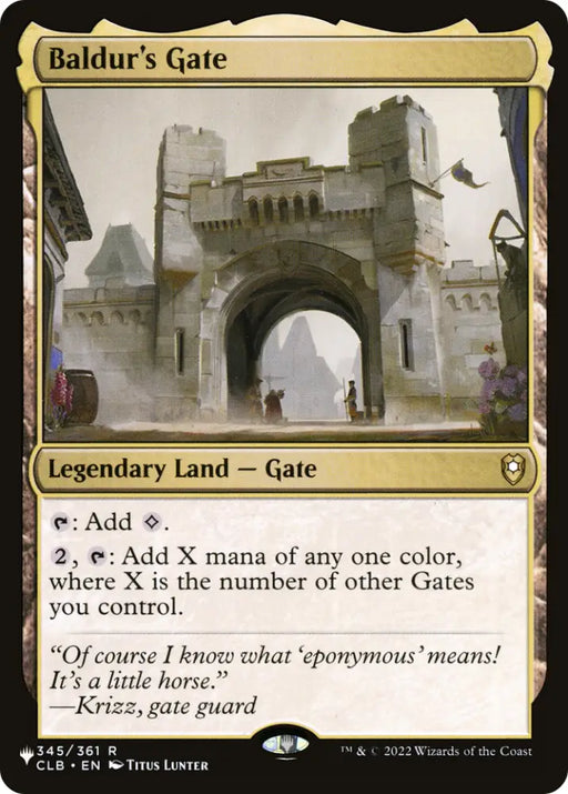 Baldur’s Gate [The List] - MTG Single