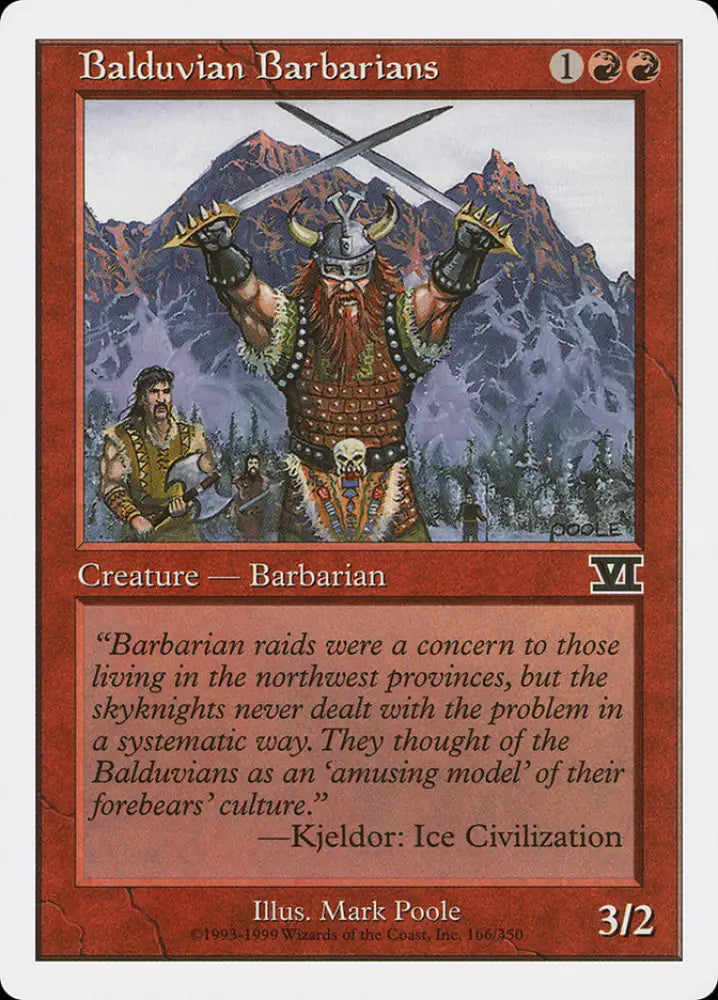 Balduvian Barbarians [Classic Sixth Edition] - MTG Single