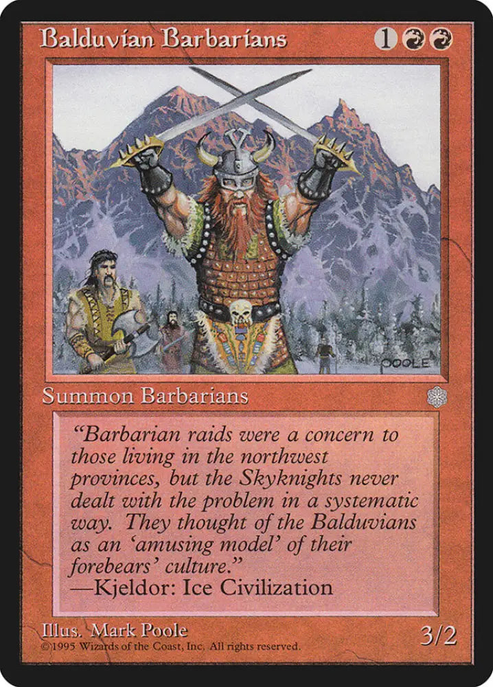 Balduvian Barbarians [Ice Age] - MTG Single