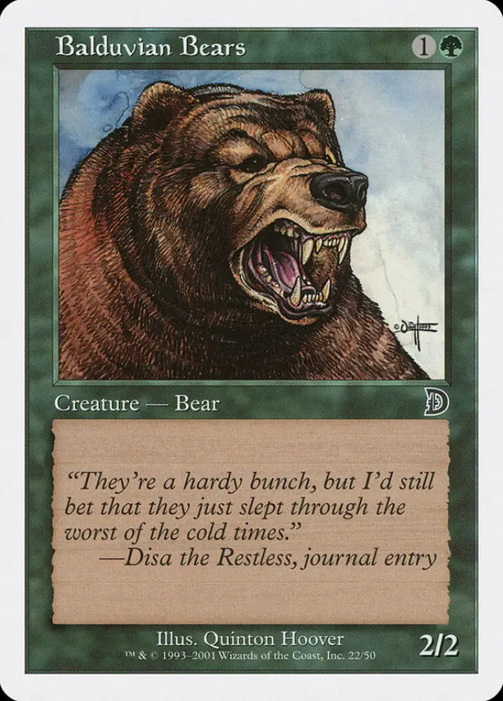 Balduvian Bears [Deckmasters] - MTG Single