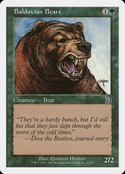 Balduvian Bears [Deckmasters] - MTG Single