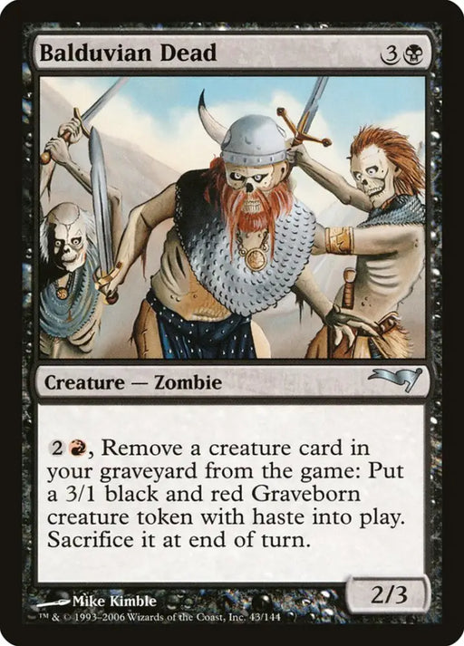 Balduvian Dead [Coldsnap Theme Decks] - MTG Single
