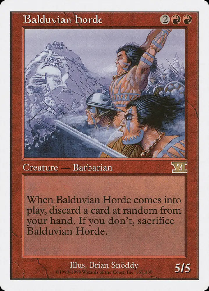 Balduvian Horde [Classic Sixth Edition] - MTG Single