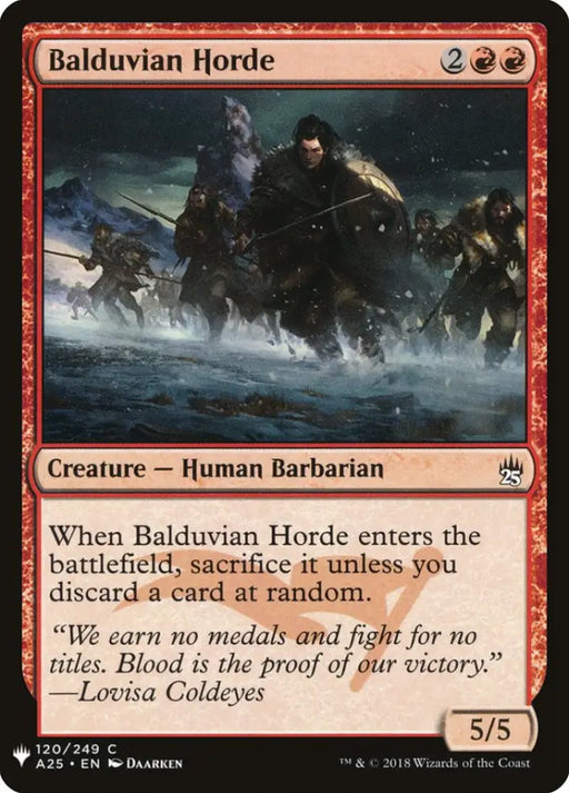 Balduvian Horde [Mystery Booster] - MTG Single