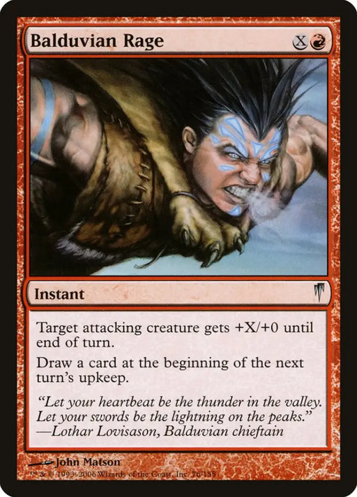 Balduvian Rage [Coldsnap] - MTG Single