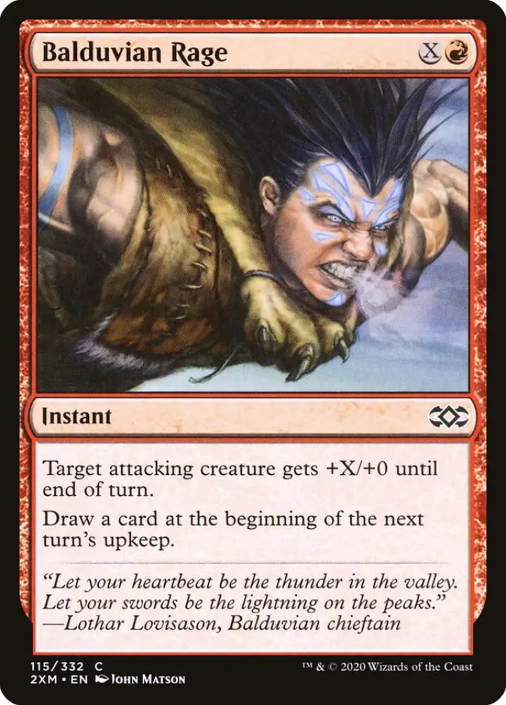 Balduvian Rage [Double Masters] - MTG Single