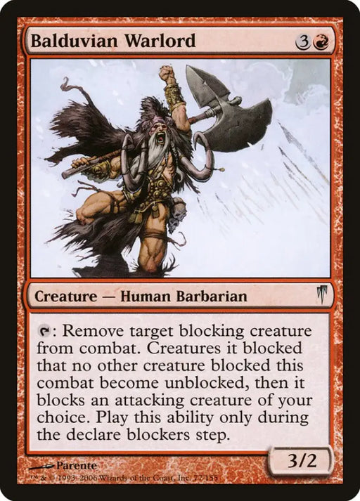 Balduvian Warlord [Coldsnap] - MTG Single