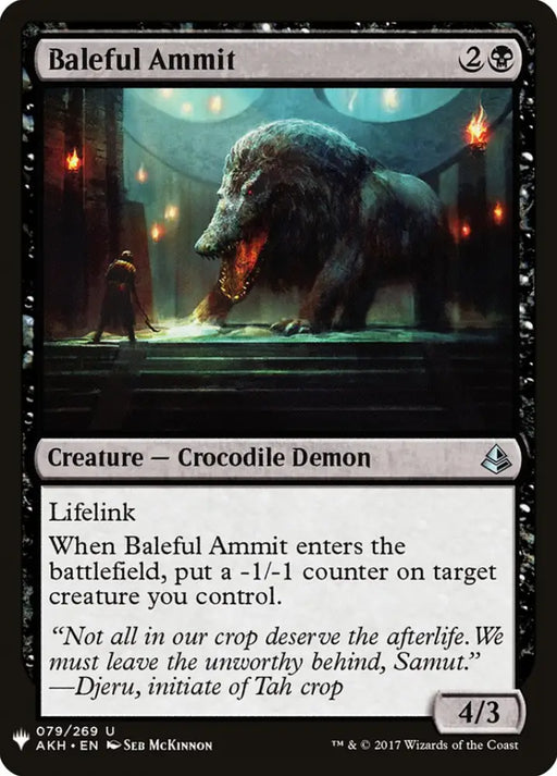 Baleful Ammit [Mystery Booster] - MTG Single