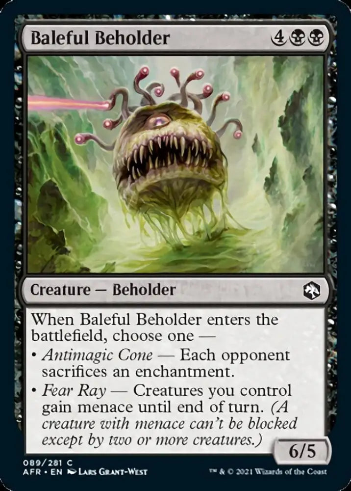 Baleful Beholder [Dungeons & Dragons: Adventures in the Forgotten Realms] - MTG Single