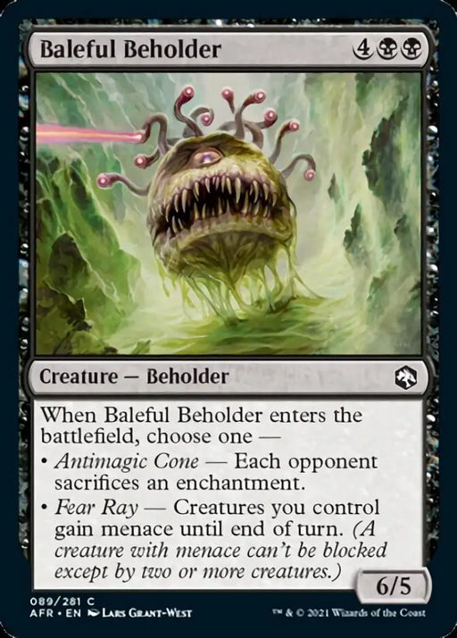 Baleful Beholder [Dungeons & Dragons: Adventures in the Forgotten Realms] - MTG Single