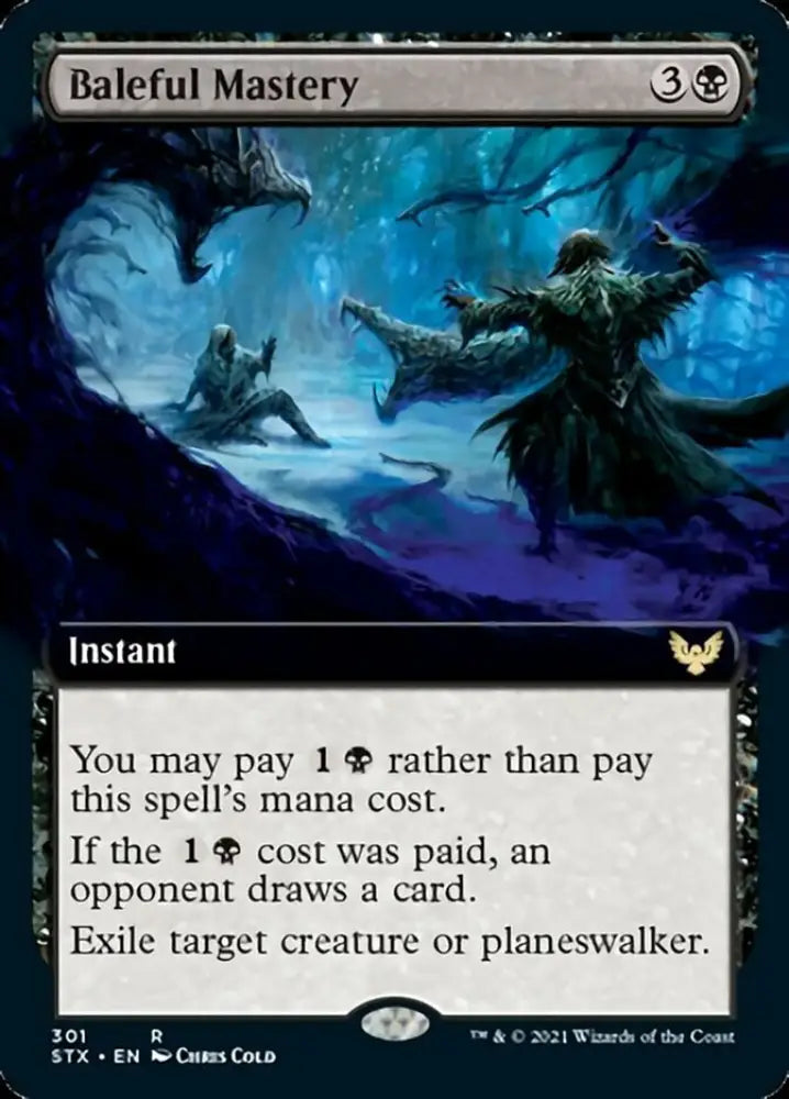 Baleful Mastery (Extended Art) [Strixhaven: School of Mages] - MTG Single