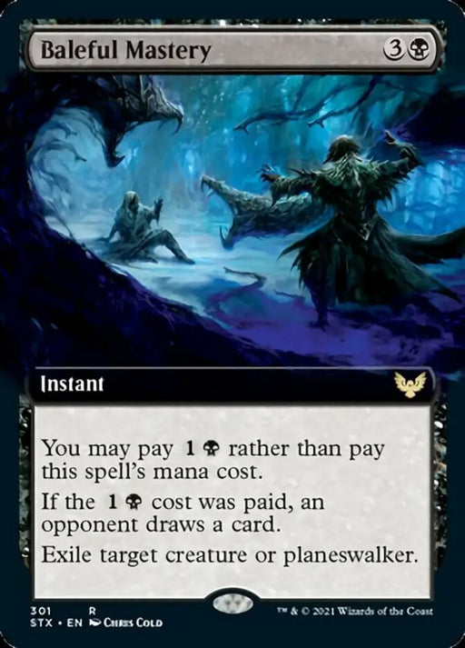 Baleful Mastery (Extended Art) [Strixhaven: School of Mages] - MTG Single