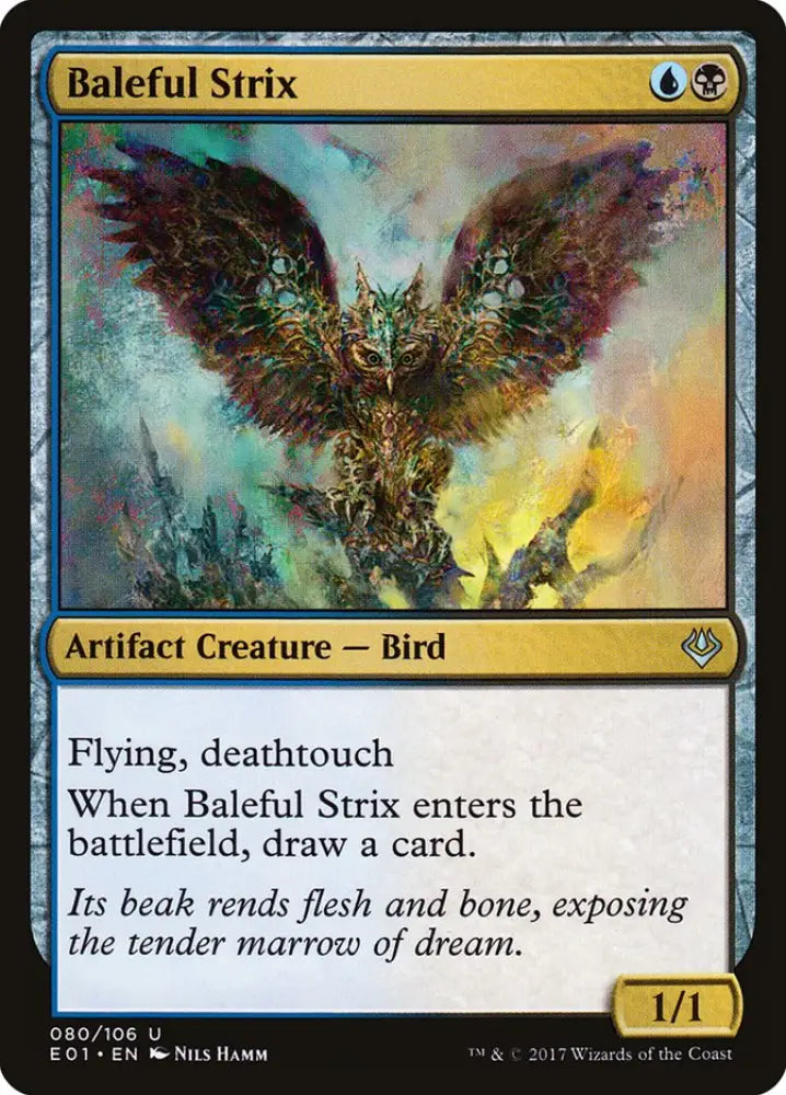 Baleful Strix [Archenemy: Nicol Bolas] - MTG Single