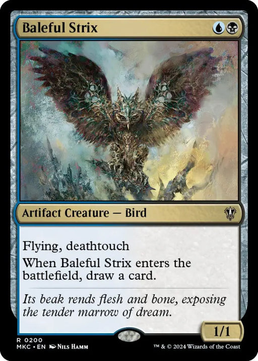 Baleful Strix [Murders at Karlov Manor Commander] - MTG Single