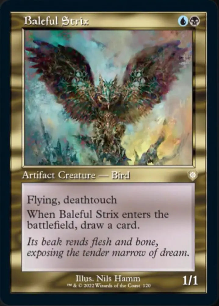 Baleful Strix (Retro) [The Brothers’ War Commander] - MTG Single