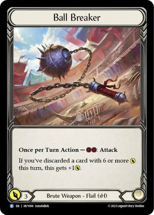 Ball Breaker [Heavy Hitters] Cold Foil - Flesh And Blood Single