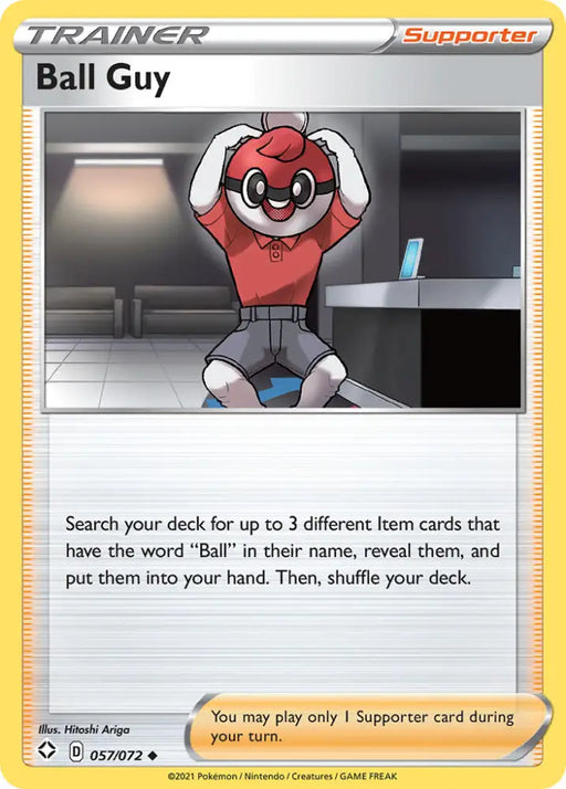 Ball Guy (057/072) [Sword & Shield: Shining Fates] - Pokemon Single