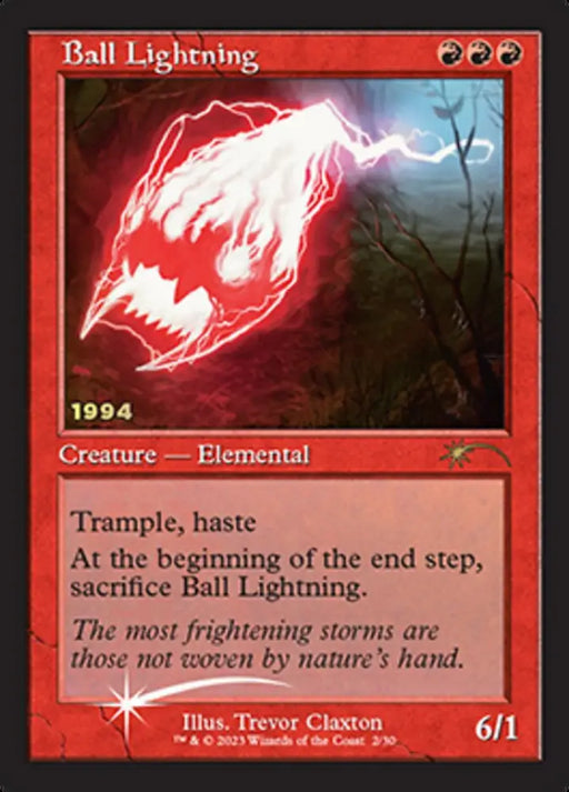 Ball Lightning [30th Anniversary Promos] - MTG Single