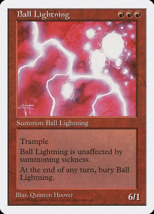 Ball Lightning [Fifth Edition] - MTG Single