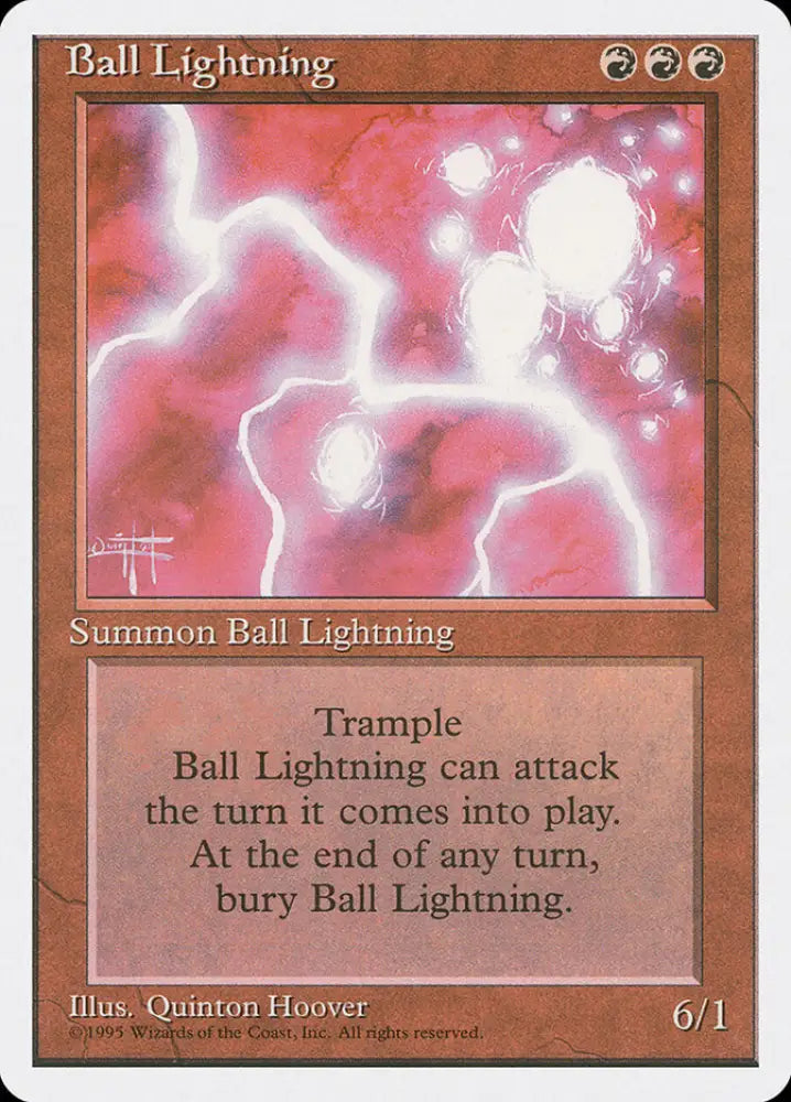 Ball Lightning [Fourth Edition] - MTG Single