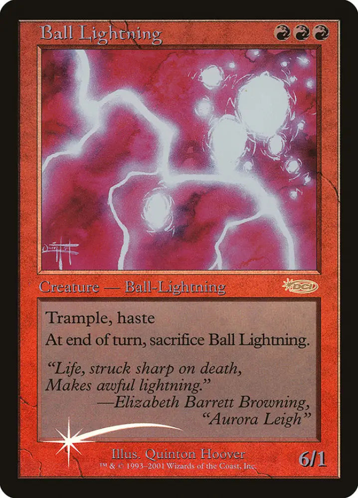 Ball Lightning [Judge Gift Cards 2001] - MTG Single