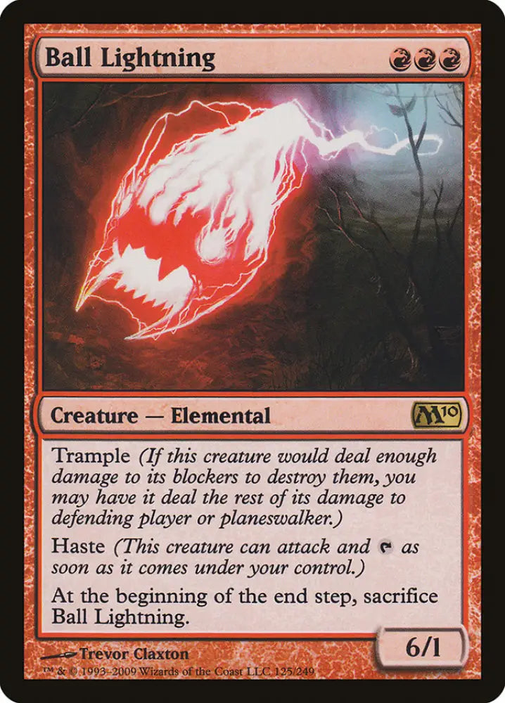 Ball Lightning [Magic 2010] - MTG Single