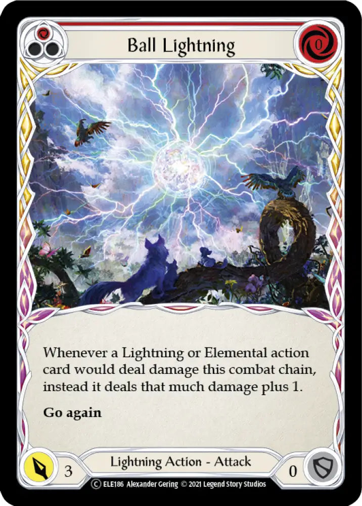 Ball Lightning (Red) [Tales of Aria Unlimited] Unlimited Rainbow Foil - Flesh And Blood Single