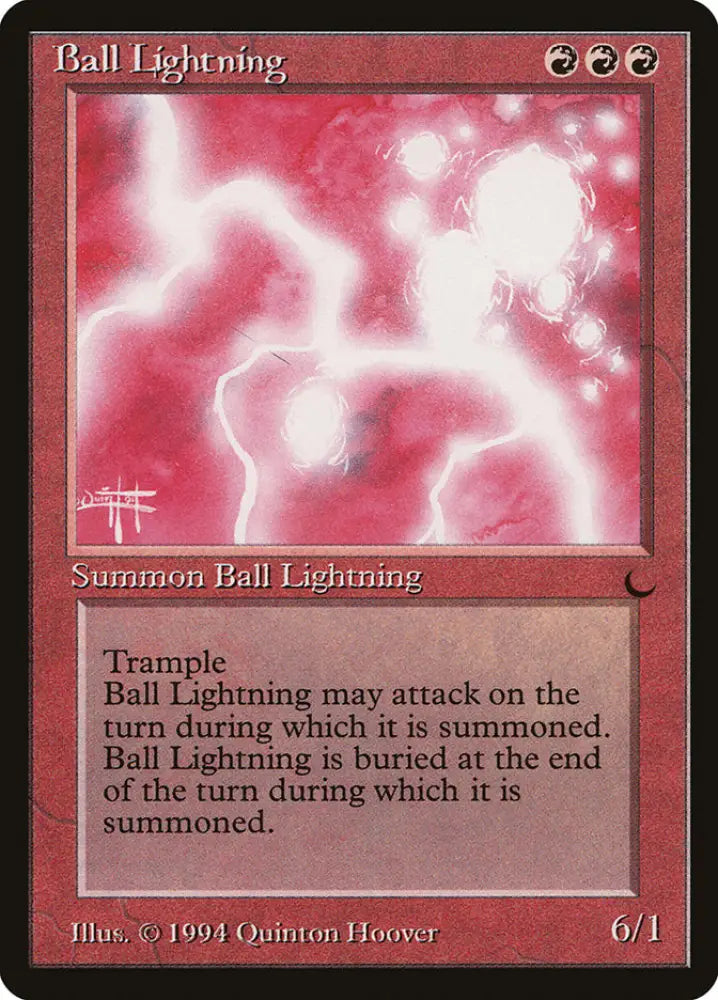 Ball Lightning [The Dark] - MTG Single