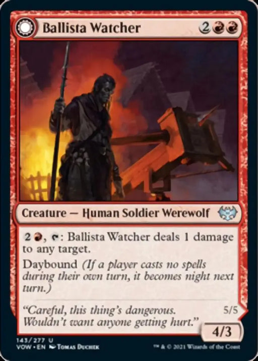 Ballista Watcher // Ballista Wielder [Innistrad: Crimson Vow] - MTG Single