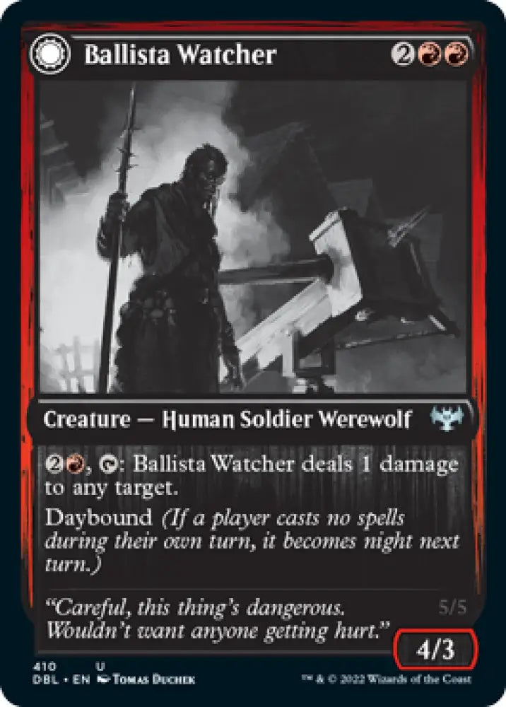 Ballista Watcher // Ballista Wielder [Innistrad: Double Feature] - MTG Single