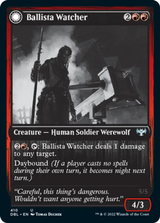 Ballista Watcher // Ballista Wielder [Innistrad: Double Feature] - MTG Single