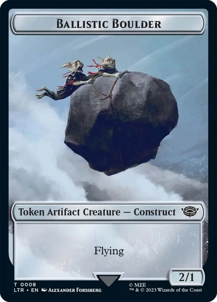 Ballistic Boulder Token [The Lord of the Rings: Tales of Middle-Earth Tokens] - MTG Single
