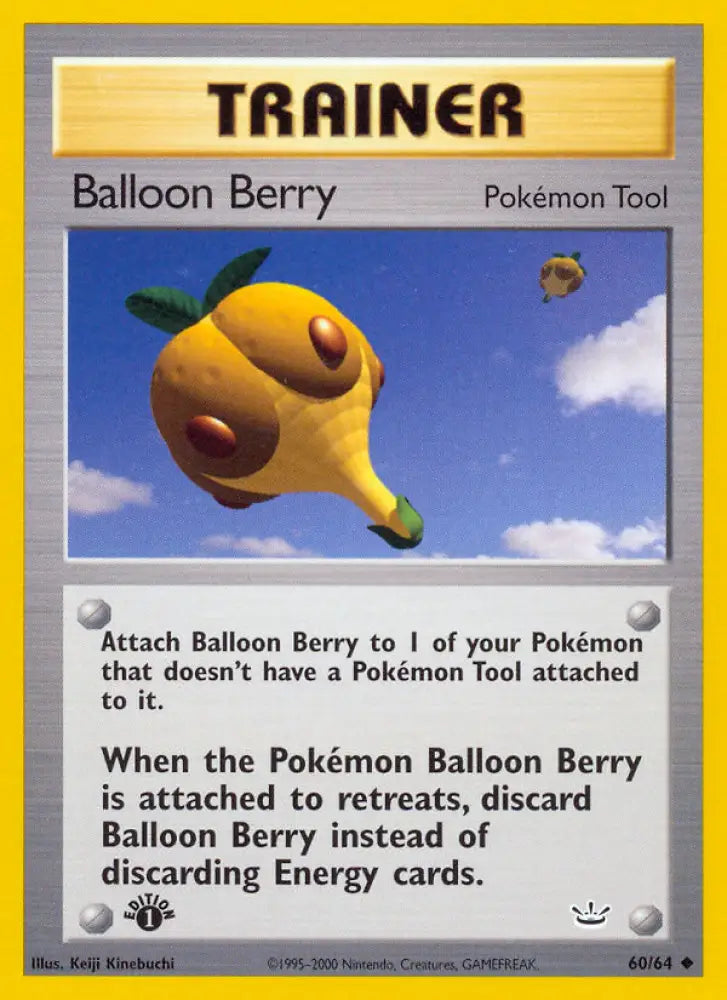 Balloon Berry (60/64) [Neo Revelation 1st Edition] - Pokemon Single