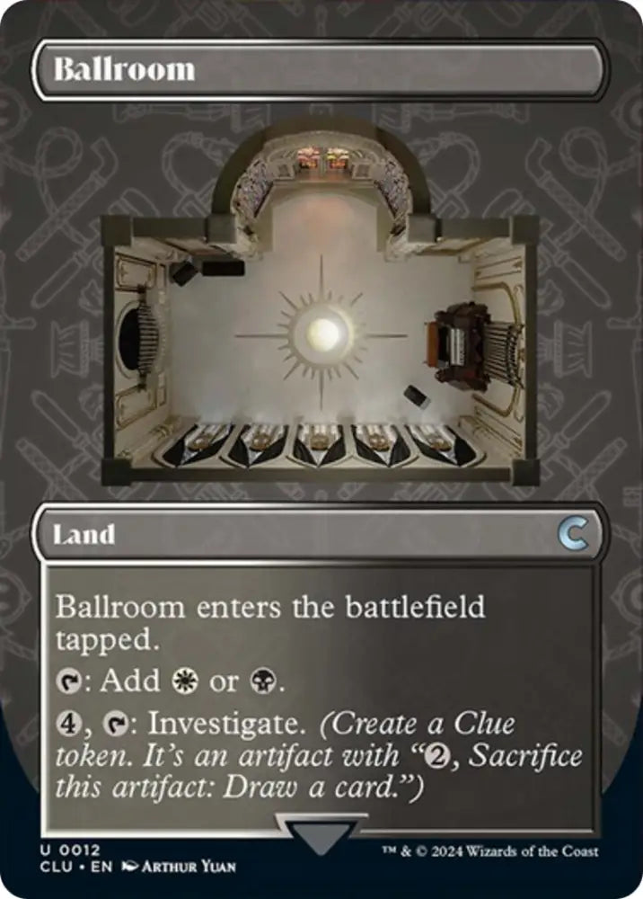 Ballroom (Borderless) [Ravnica: Clue Edition] - MTG Single