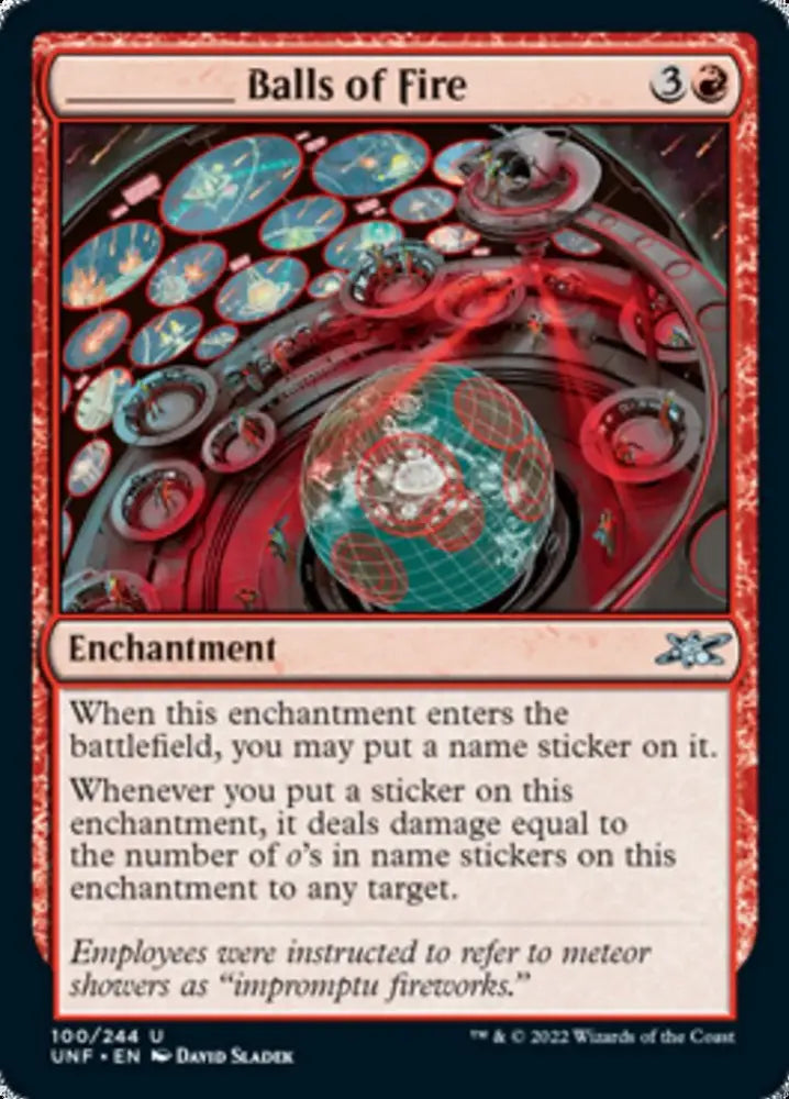 _____ Balls of Fire [Unfinity] - MTG Single