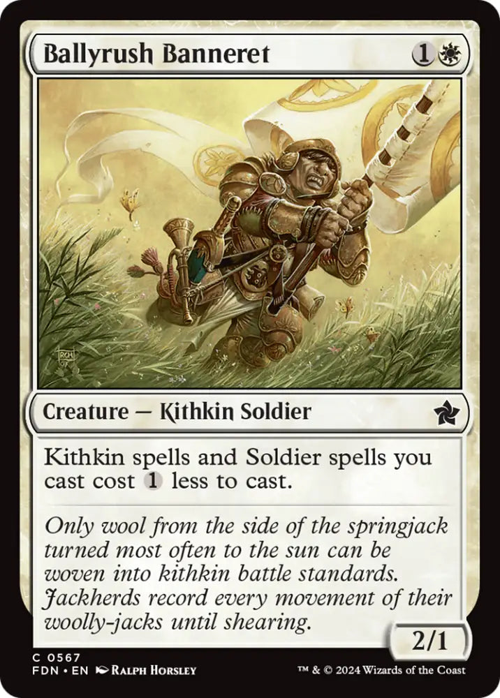 Ballyrush Banneret [Foundations] - MTG Single
