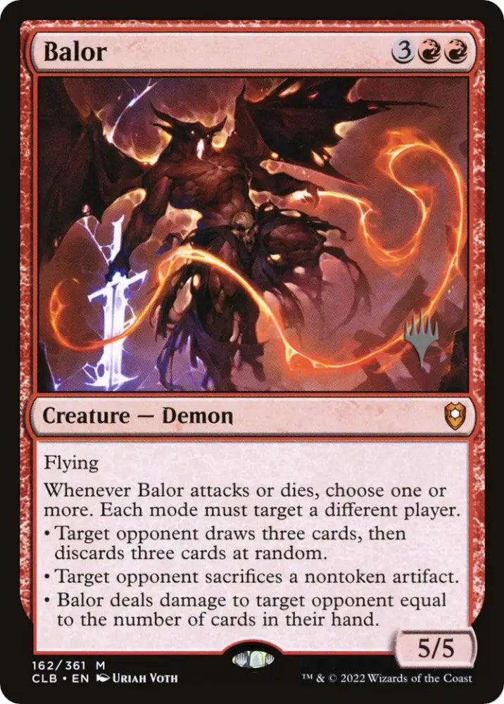 Balor (Promo Pack) [The Lost Caverns of Ixalan Promos] - MTG Single
