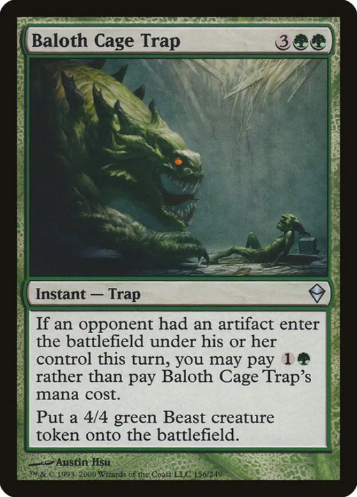 Baloth Cage Trap [Zendikar] - MTG Single
