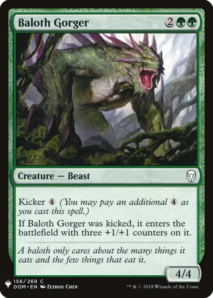 Baloth Gorger [Mystery Booster] - MTG Single