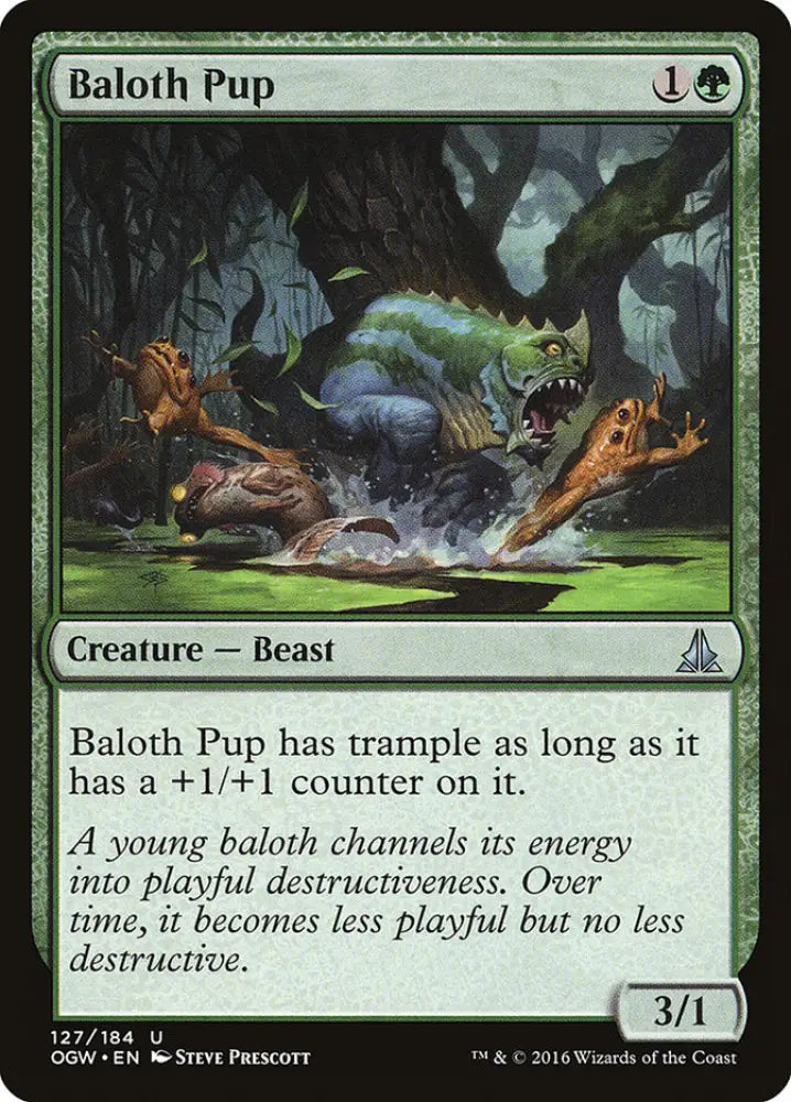 Baloth Pup [Oath of the Gatewatch] - MTG Single