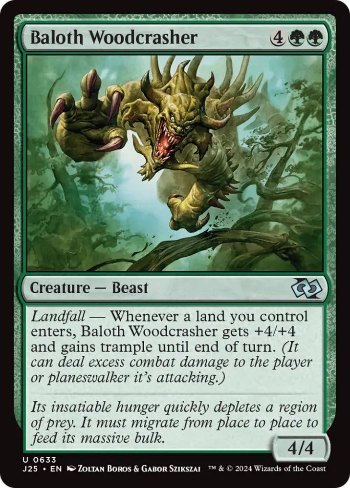 Baloth Woodcrasher [Foundations Jumpstart] - MTG Single