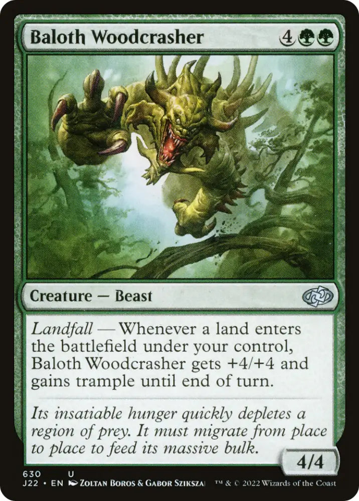 Baloth Woodcrasher [Jumpstart 2022] - MTG Single
