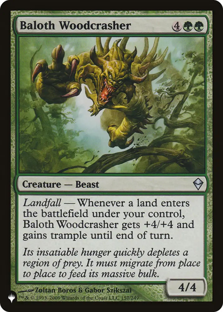 Baloth Woodcrasher [The List] - MTG Single