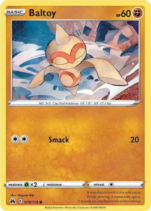 Baltoy (070/159) [Sword & Shield: Crown Zenith] - Pokemon Single