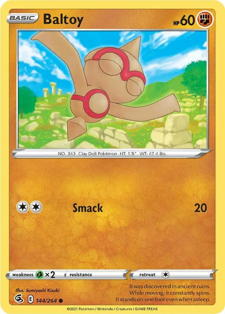Baltoy (144/264) [Sword & Shield: Fusion Strike] - Pokemon Single