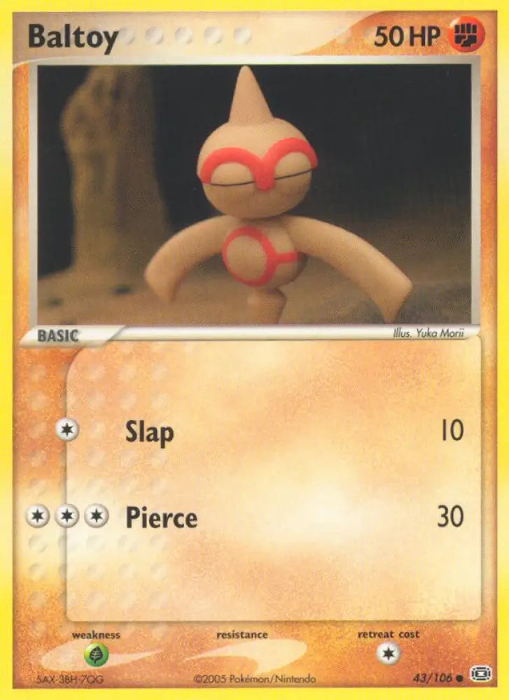 Baltoy (43/106) [EX: Emerald] - Pokemon Single